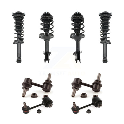 [Avant et Arrière] Ensemble de jambe de suspension avec ressort hélicoïdal pour 2014-2016 Subaru Forester KSS-107807