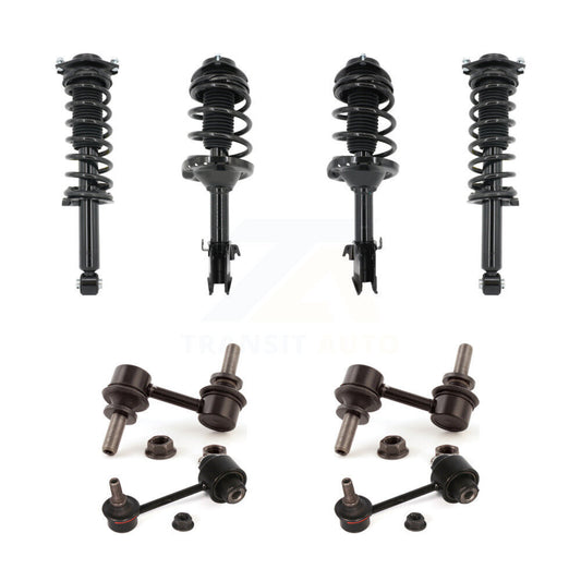[Avant et Arrière] Ensemble de jambe de suspension avec ressort hélicoïdal pour 2014-2016 Subaru Forester KSS-107807