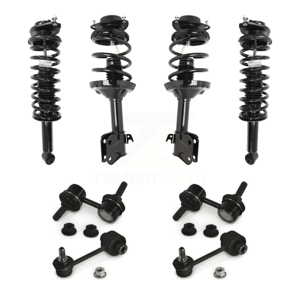 [Avant et Arrière] Ensemble de jambe de suspension avec ressort hélicoïdal pour Subaru Forester KSS-107817