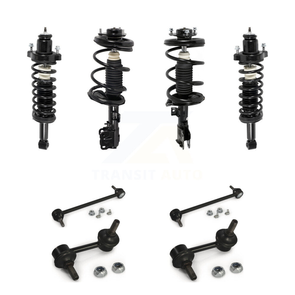 [Avant et Arrière] Ensemble de jambe de suspension avec ressort hélicoïdal pour Mitsubishi Lancer GTS Models Only KSS-107820