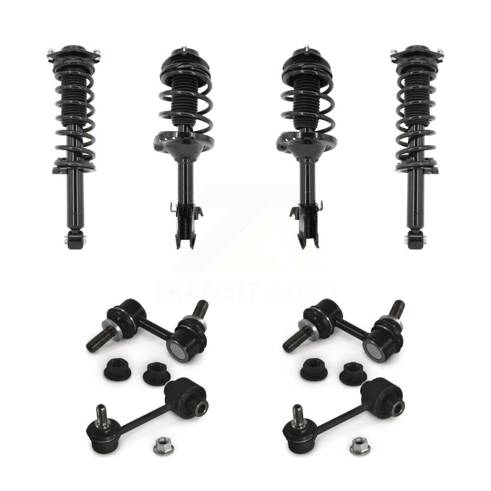 [Avant et Arrière] Ensemble de jambe de suspension avec ressort hélicoïdal pour 2014-2016 Subaru Forester KSS-107821