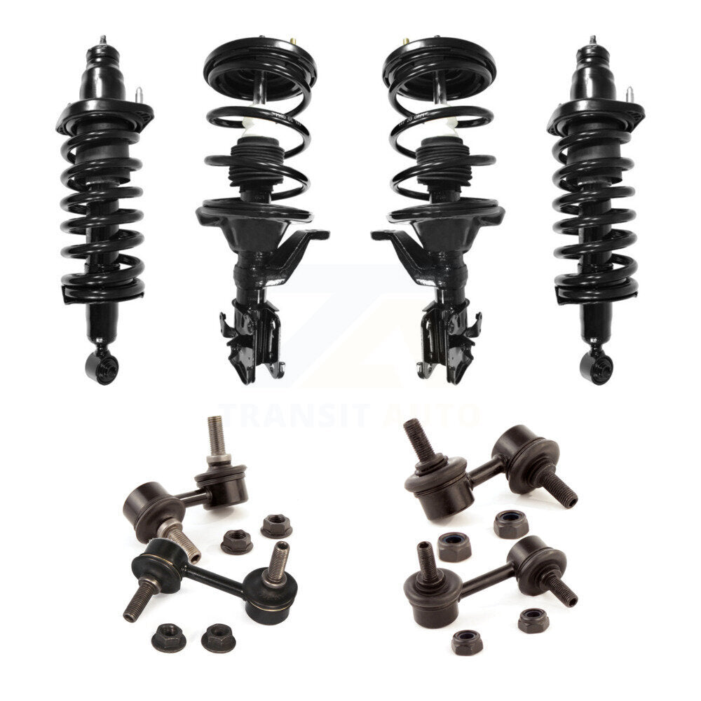 [Avant et Arrière] Ensemble de jambe de suspension avec ressort hélicoïdal pour Honda Civic Acura EL KSS-107832