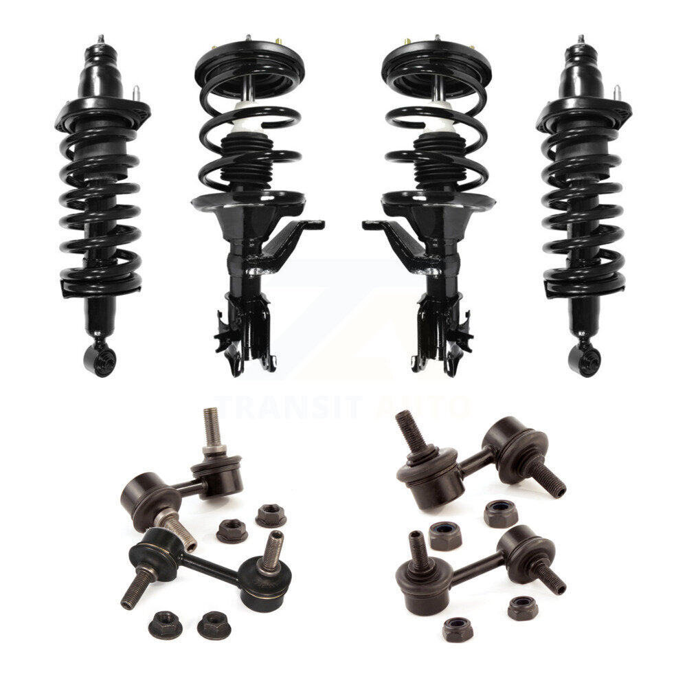 [Avant et Arrière] Ensemble de jambe de suspension avec ressort hélicoïdal pour Honda Civic KSS-107833