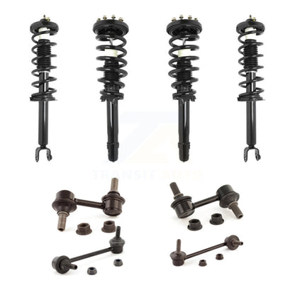 [Avant et Arrière] Ensemble de jambe de suspension avec ressort hélicoïdal pour 2009-2014 Acura TL AWD KSS-107836