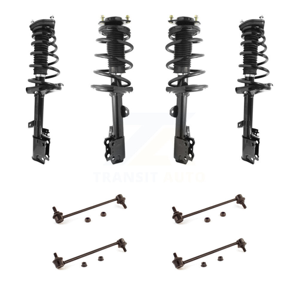 [Avant et Arrière] Ensemble de jambe de suspension avec ressort hélicoïdal pour 2009-2012 Toyota Venza FWD KSS-107838