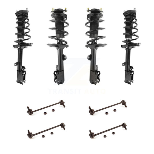 [Avant et Arrière] Ensemble de jambe de suspension avec ressort hélicoïdal pour 2009-2012 Toyota Venza FWD KSS-107838