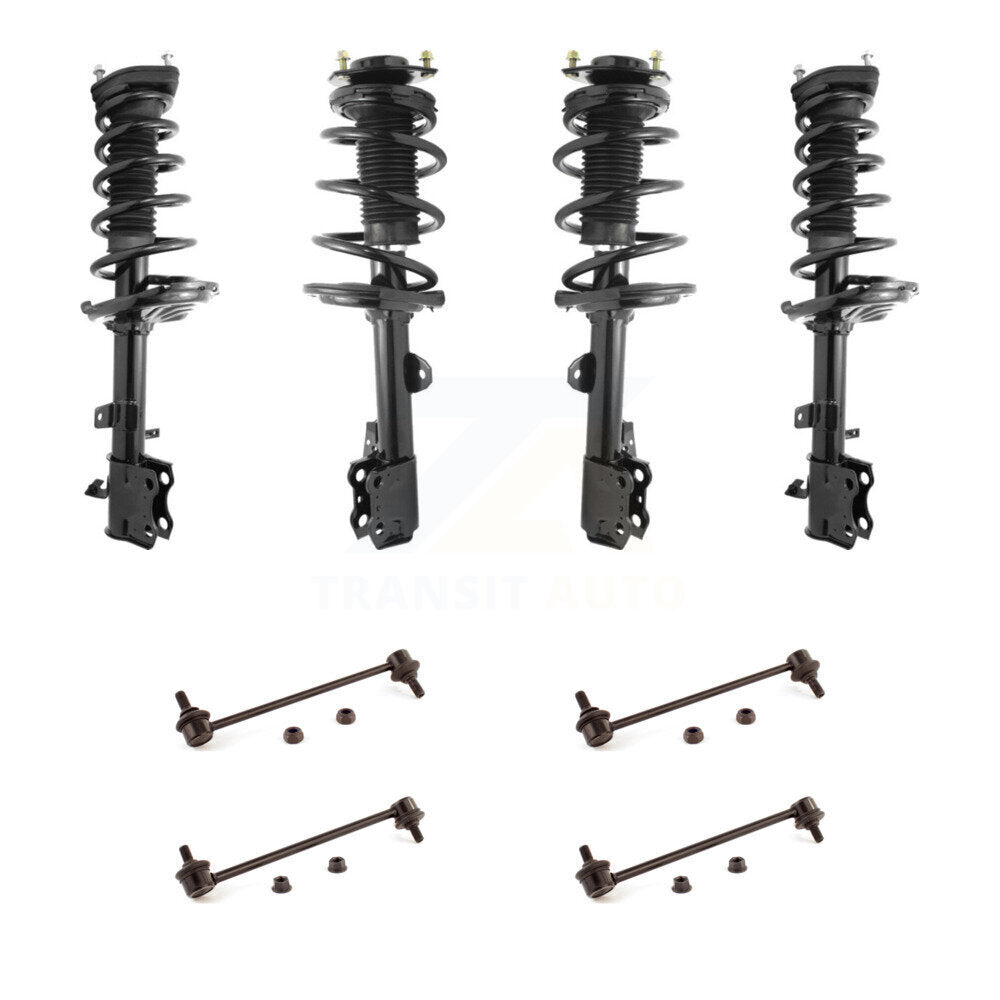 [Avant et Arrière] Ensemble de jambe de suspension avec ressort hélicoïdal pour 2009-2012 Toyota Venza AWD KSS-107839