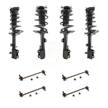 [Avant et Arrière] Ensemble de jambe de suspension avec ressort hélicoïdal pour 2009-2012 Toyota Venza AWD KSS-107839