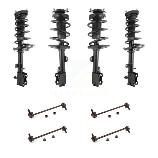 [Avant et Arrière] Ensemble de jambe de suspension avec ressort hélicoïdal pour 2009-2012 Toyota Venza AWD KSS-107839