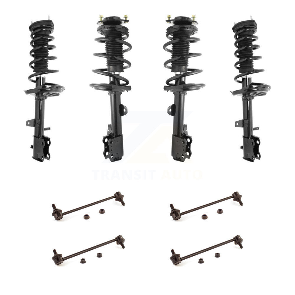 [Avant et Arrière] Ensemble de jambe de suspension avec ressort hélicoïdal pour 2013-2016 Toyota Venza AWD KSS-107840