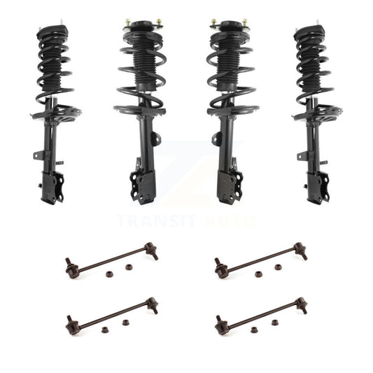 [Avant et Arrière] Ensemble de jambe de suspension avec ressort hélicoïdal pour 2013-2016 Toyota Venza AWD KSS-107840