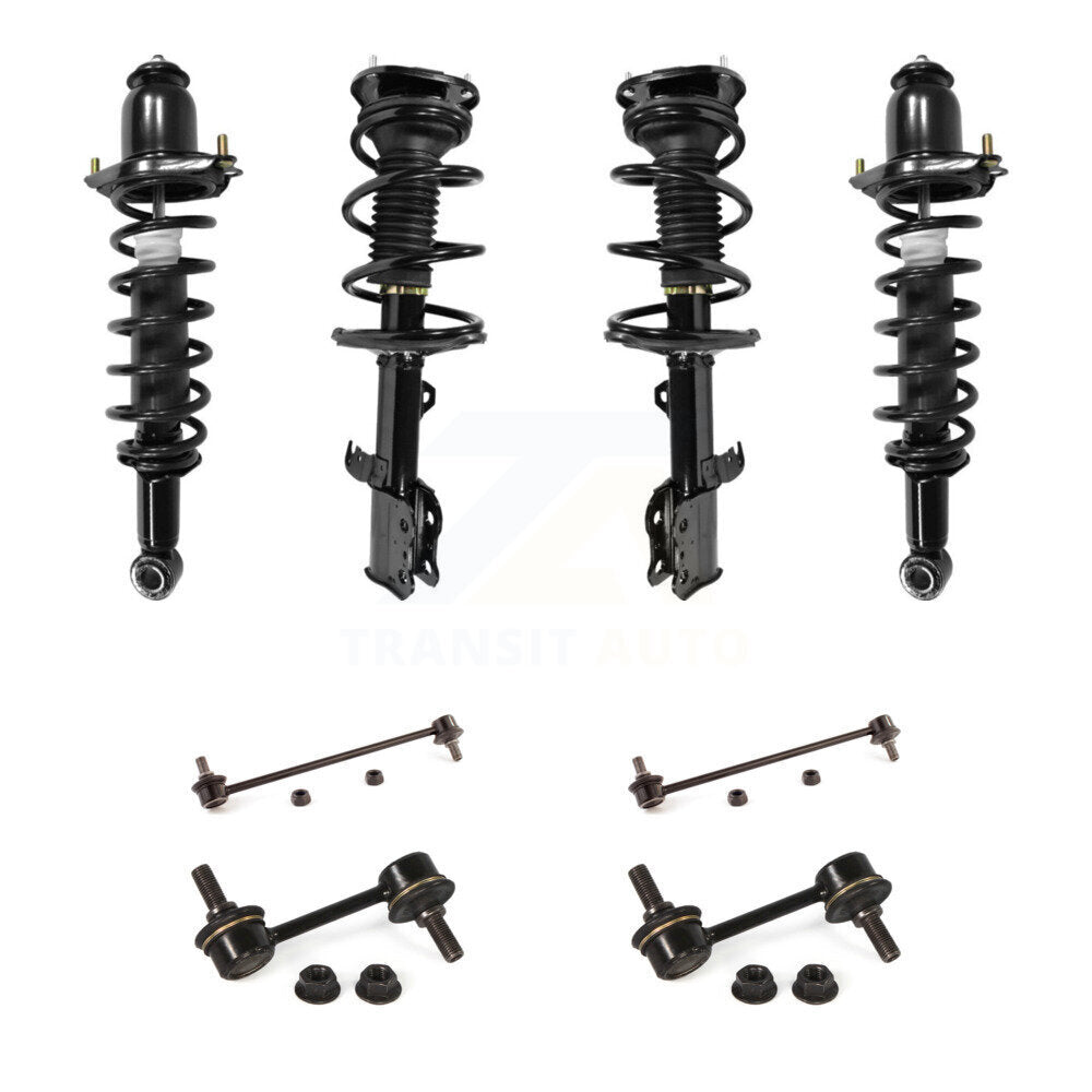 [Avant et Arrière] Ensemble de jambe de suspension avec ressort hélicoïdal pour 2003-2006 Toyota Corolla KSS-107844