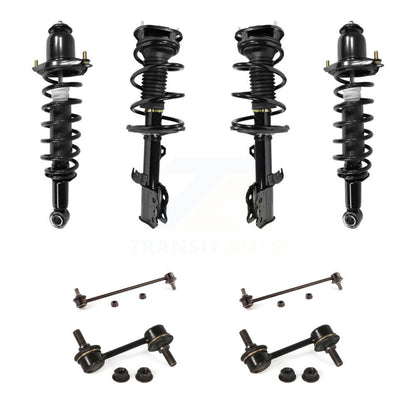 [Avant et Arrière] Ensemble de jambe de suspension avec ressort hélicoïdal pour 2003-2006 Toyota Corolla KSS-107844