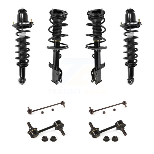 [Avant et Arrière] Ensemble de jambe de suspension avec ressort hélicoïdal pour 2003-2006 Toyota Corolla KSS-107844