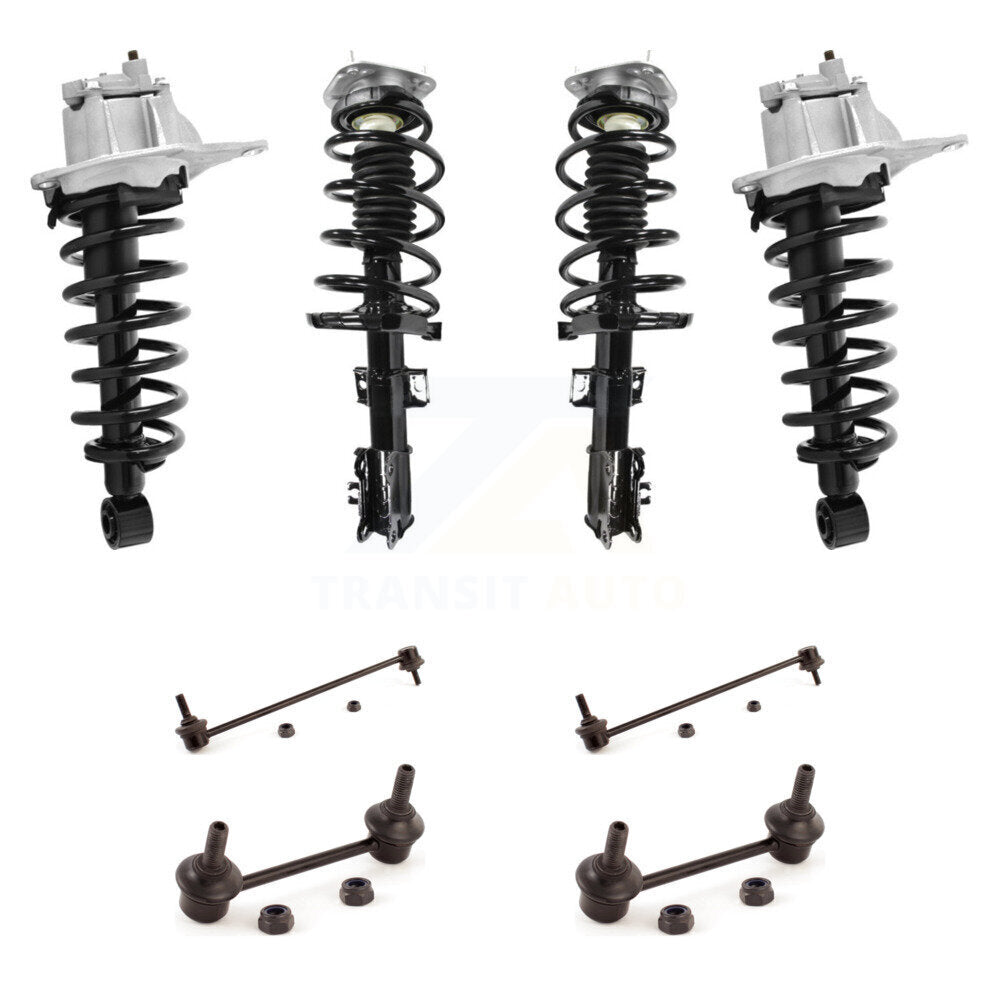 [Avant et Arrière] Ensemble de jambe de suspension avec ressort hélicoïdal pour Volvo XC70 KSS-107845