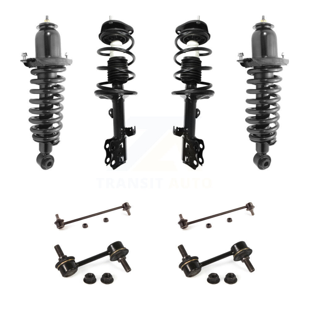 [Avant et Arrière] Ensemble de jambe de suspension avec ressort hélicoïdal pour Toyota Matrix Pontiac Vibe AWD KSS-107847