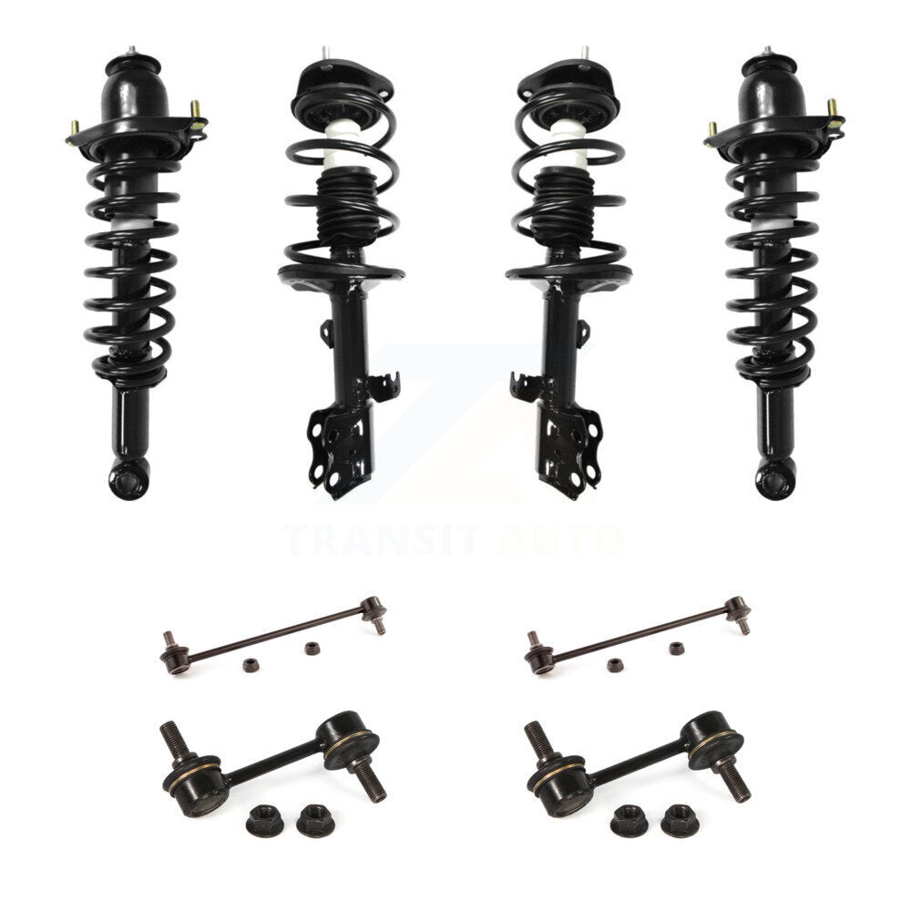 [Avant et Arrière] Ensemble de jambe de suspension avec ressort hélicoïdal pour 2010 Pontiac Vibe FWD with 1.8L KSS-107848