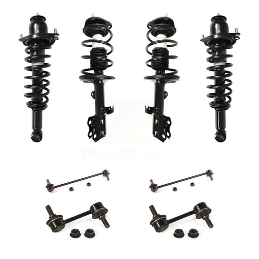[Avant et Arrière] Ensemble de jambe de suspension avec ressort hélicoïdal pour 2010 Pontiac Vibe FWD with 1.8L KSS-107848