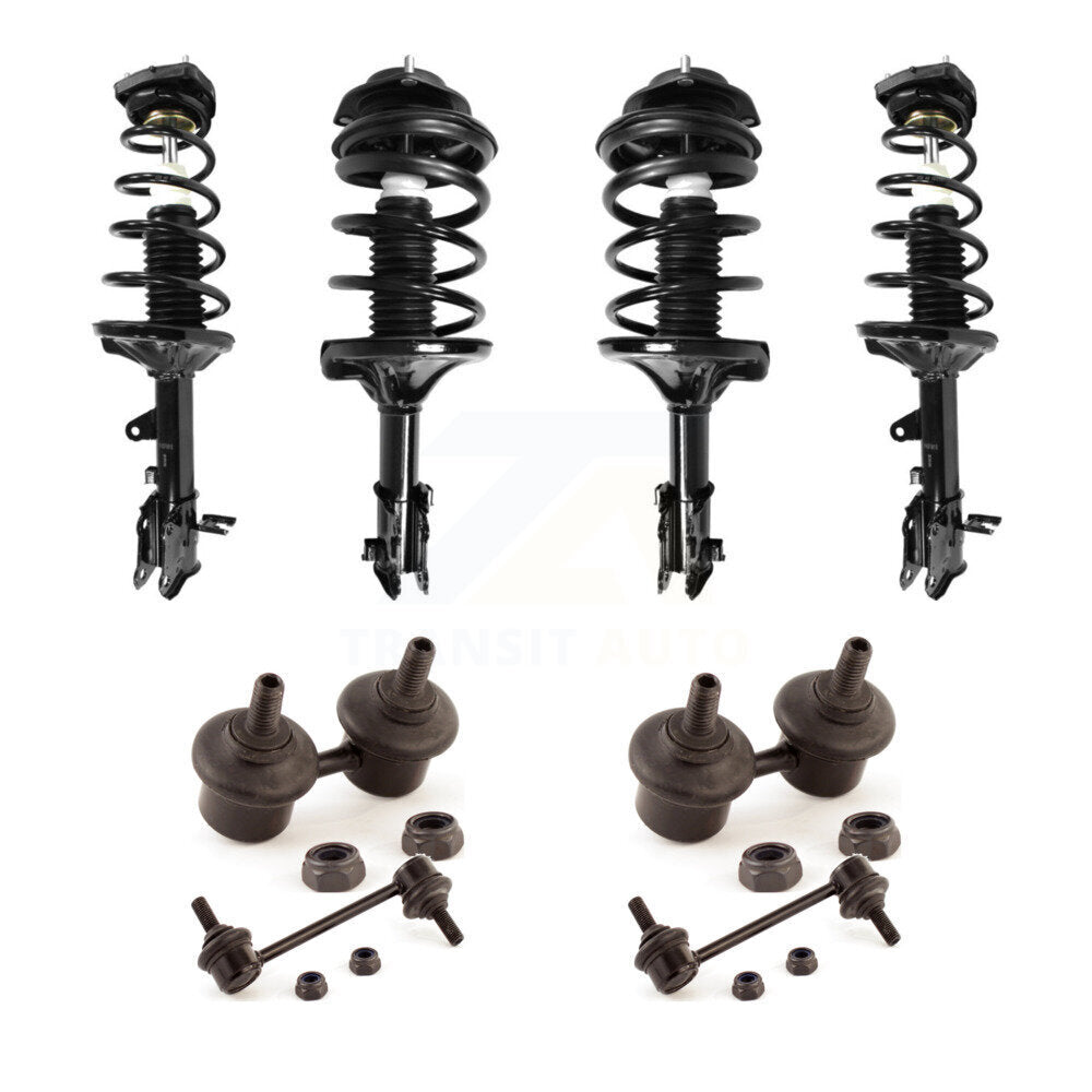 [Avant et Arrière] Ensemble de jambe de suspension avec ressort hélicoïdal pour 2001-2006 Hyundai Elantra KSS-107855