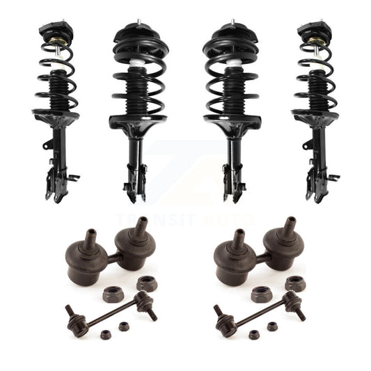 [Avant et Arrière] Ensemble de jambe de suspension avec ressort hélicoïdal pour 2001-2006 Hyundai Elantra KSS-107855