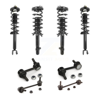 [Avant et Arrière] Ensemble de jambe de suspension avec ressort hélicoïdal pour 2009-2014 Acura TSX KSS-107858