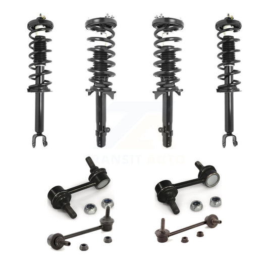 [Avant et Arrière] Ensemble de jambe de suspension avec ressort hélicoïdal pour 2009-2014 Acura TSX KSS-107858