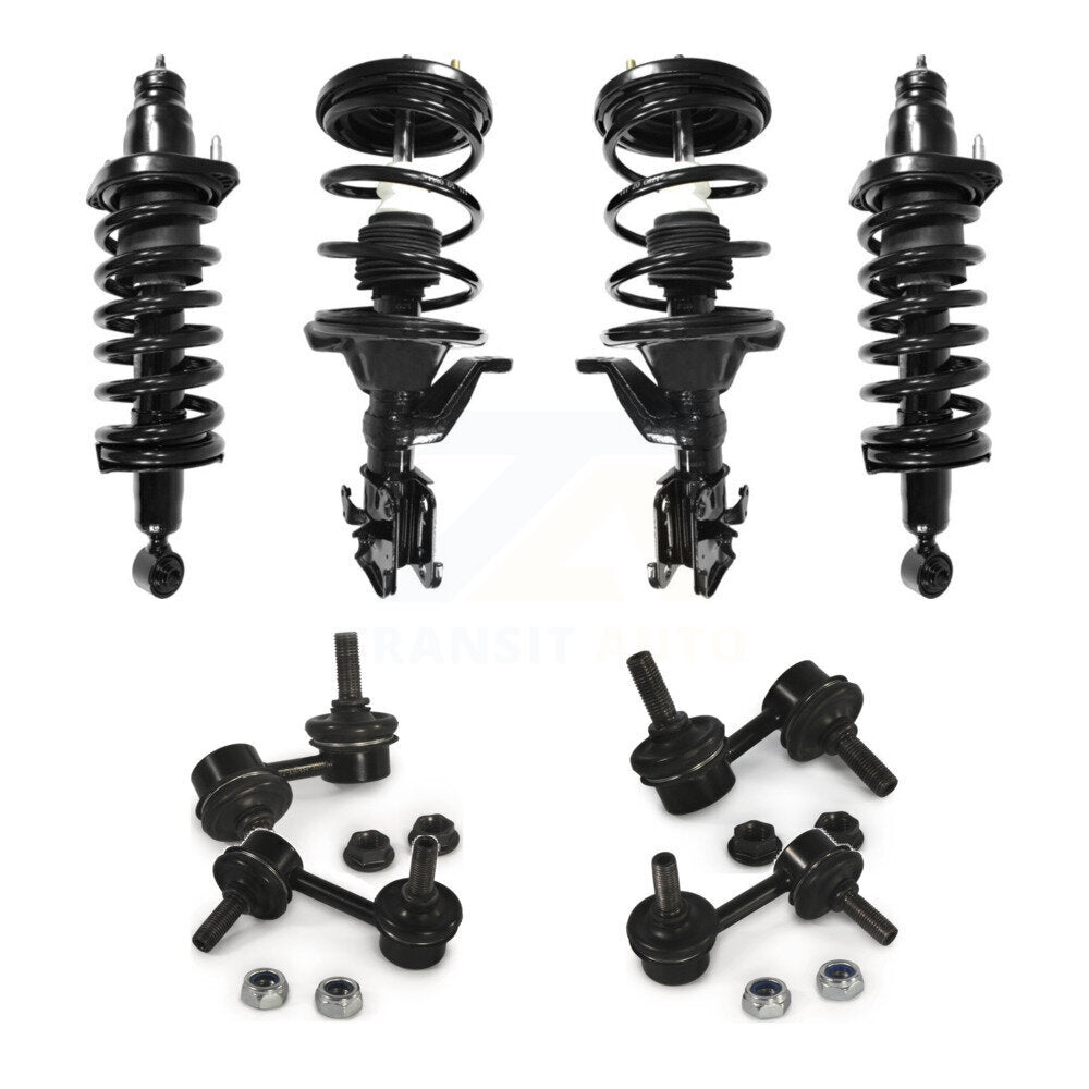 [Avant et Arrière] Ensemble de jambe de suspension avec ressort hélicoïdal pour Honda Civic Acura EL KSS-107859