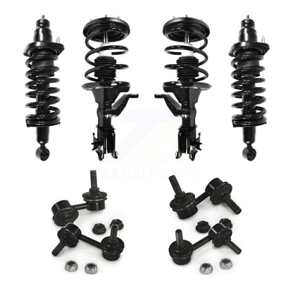 [Avant et Arrière] Ensemble de jambe de suspension avec ressort hélicoïdal pour Honda Civic KSS-107860