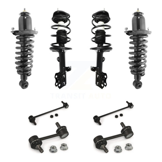 [Avant et Arrière] Ensemble de jambe de suspension avec ressort hélicoïdal pour Toyota Matrix Pontiac Vibe AWD KSS-107863