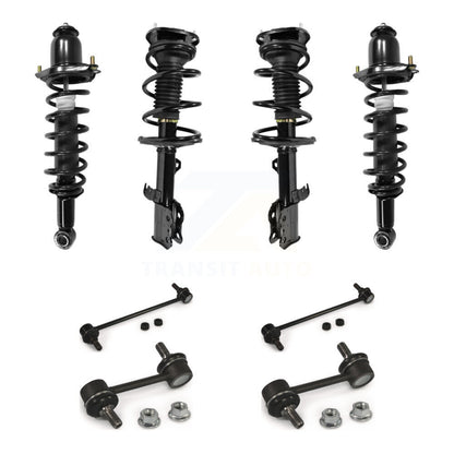 [Avant et Arrière] Ensemble de jambe de suspension avec ressort hélicoïdal pour 2003-2006 Toyota Corolla KSS-107864