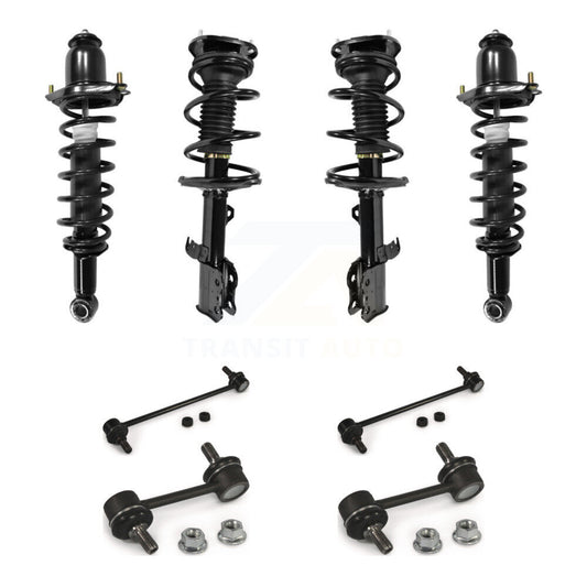 [Avant et Arrière] Ensemble de jambe de suspension avec ressort hélicoïdal pour 2003-2006 Toyota Corolla KSS-107864