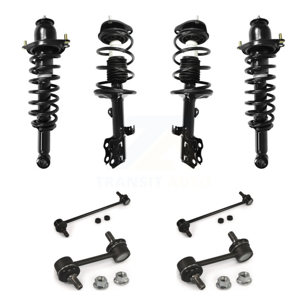 [Avant et Arrière] Ensemble de jambe de suspension avec ressort hélicoïdal pour 2010 Pontiac Vibe FWD with 1.8L KSS-107865