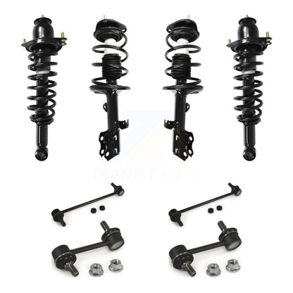 [Avant et Arrière] Ensemble de jambe de suspension avec ressort hélicoïdal pour 2010 Pontiac Vibe FWD with 1.8L KSS-107865