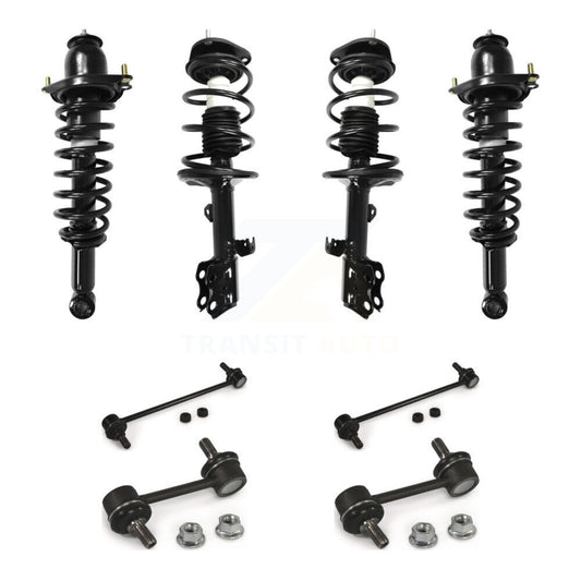 [Avant et Arrière] Ensemble de jambe de suspension avec ressort hélicoïdal pour 2010 Pontiac Vibe FWD with 1.8L KSS-107865