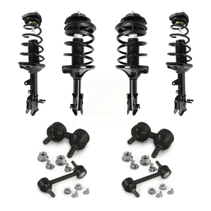 [Avant et Arrière] Ensemble de jambe de suspension avec ressort hélicoïdal pour 2001-2006 Hyundai Elantra KSS-107866