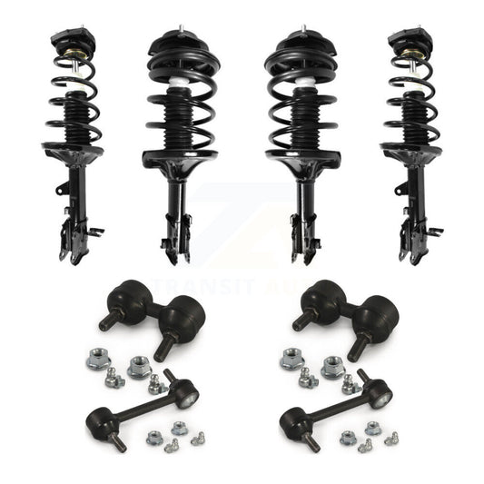 [Avant et Arrière] Ensemble de jambe de suspension avec ressort hélicoïdal pour 2001-2006 Hyundai Elantra KSS-107866