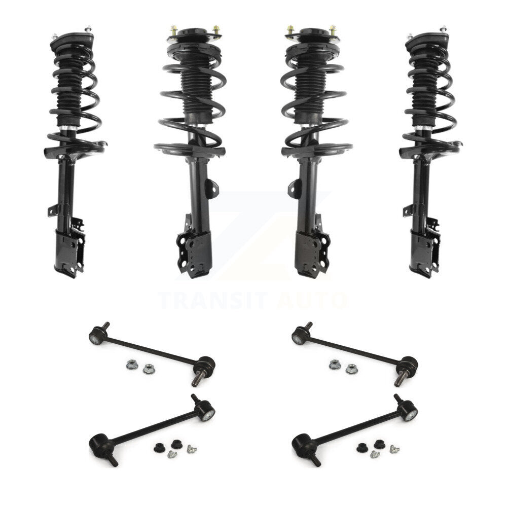 [Avant et Arrière] Ensemble de jambe de suspension avec ressort hélicoïdal pour 2009-2012 Toyota Venza FWD KSS-107868