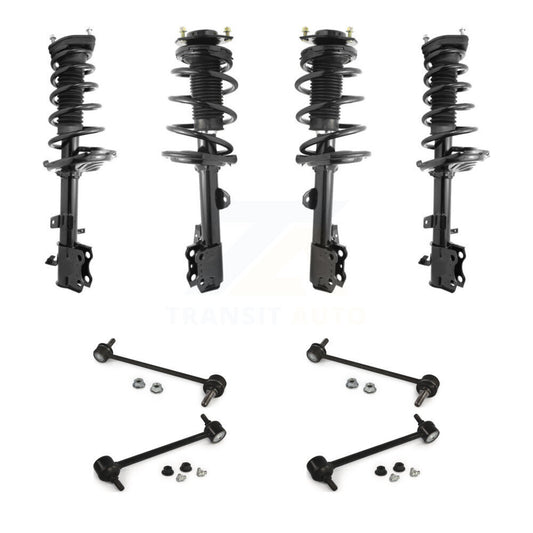 [Avant et Arrière] Ensemble de jambe de suspension avec ressort hélicoïdal pour 2009-2012 Toyota Venza AWD KSS-107869