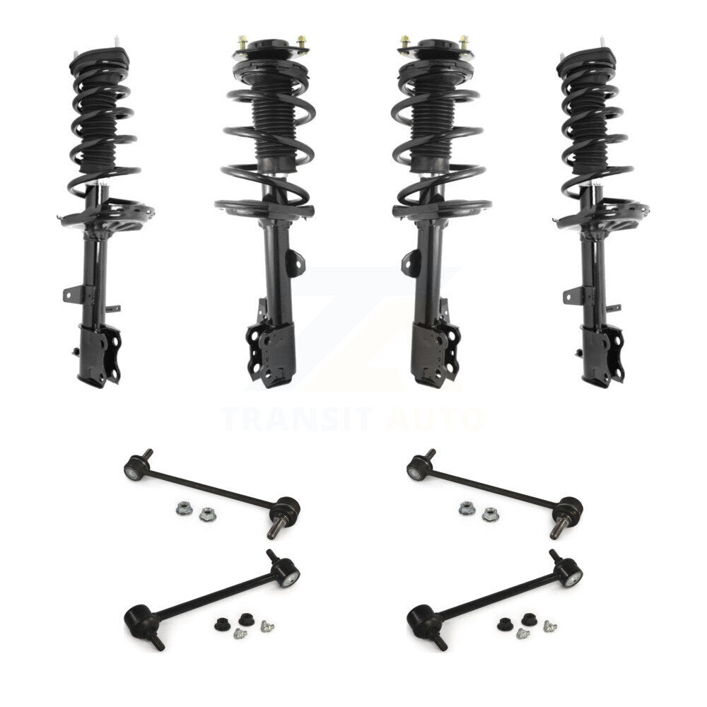 [Avant et Arrière] Ensemble de jambe de suspension avec ressort hélicoïdal pour 2013-2016 Toyota Venza AWD KSS-107870