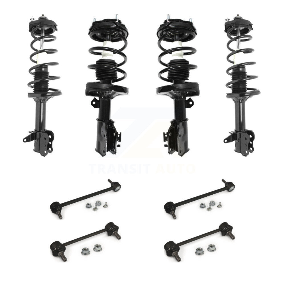 [Avant et Arrière] Ensemble de jambe de suspension avec ressort hélicoïdal pour Mazda Protege Protege5 KSS-107876