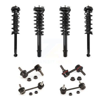 [Avant et Arrière] Ensemble de jambe de suspension avec ressort hélicoïdal pour 2004-2006 Acura TL KSS-107978