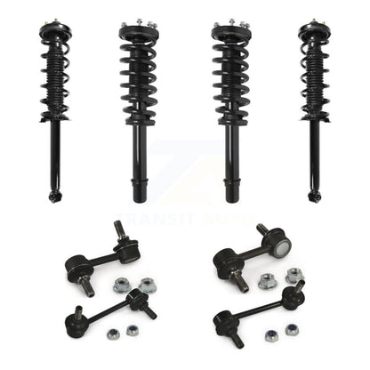 [Avant et Arrière] Ensemble de jambe de suspension avec ressort hélicoïdal pour 2004-2006 Acura TL KSS-107985