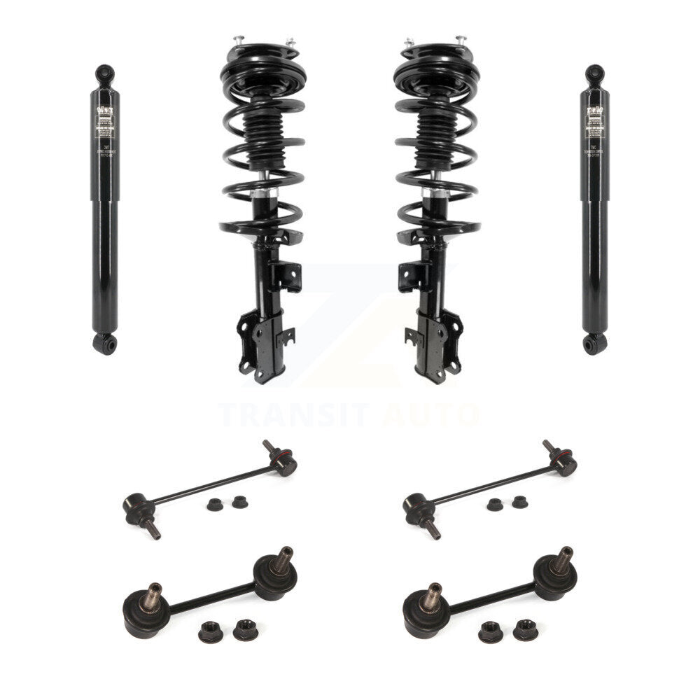 [Avant et Arrière] Ensemble de jambe de suspension avec ressort hélicoïdal pour Ford Transit Connect KSS-108249