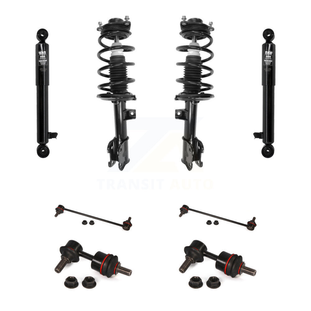 [Avant et Arrière] Ensemble de jambe de suspension avec ressort hélicoïdal pour Kia Sorento KSS-108335