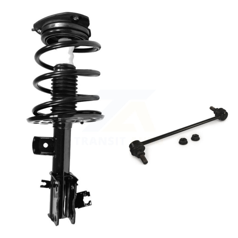[Avant Droite] Ensemble de jambe de suspension avec ressort hélicoïdal pour 07-12 Nissan Altima GAS engine Excludes Hybrid KSS-108356
