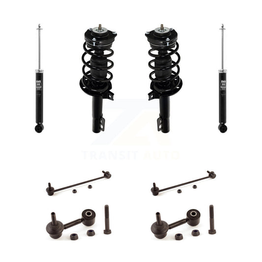 [Avant et Arrière] Ensemble de jambe de suspension avec ressort hélicoïdal pour Volkswagen Jetta KSS-108360