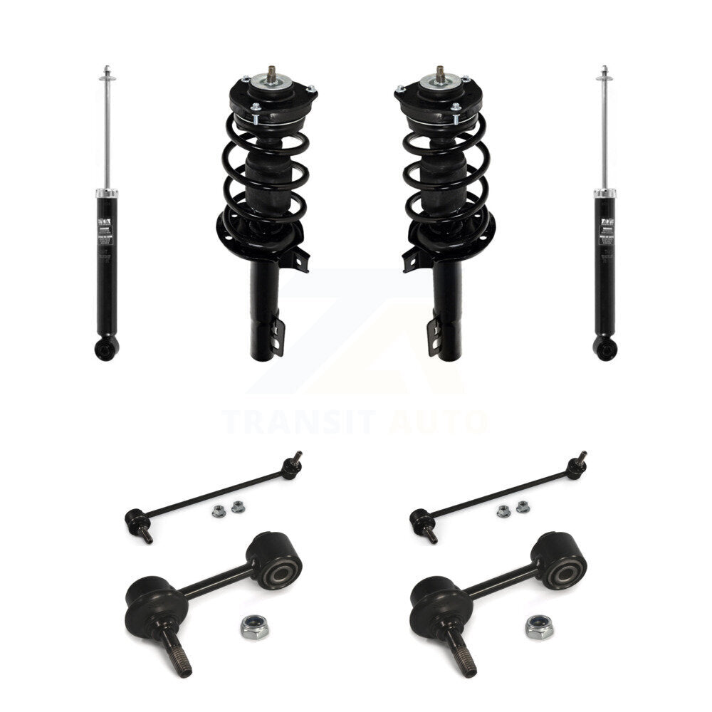 [Avant et Arrière] Ensemble de jambe de suspension avec ressort hélicoïdal pour Volkswagen Jetta KSS-108361