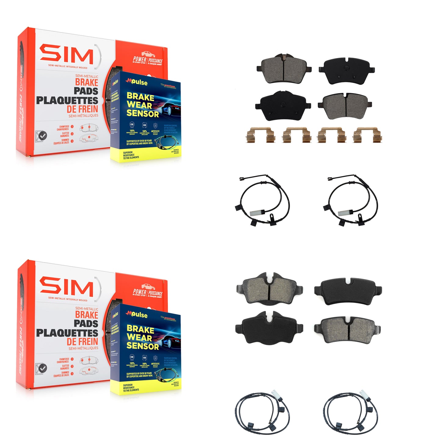 [Avant et Arrière] Plaquette de frein pour Mini Cooper 1.6L KSW-100117