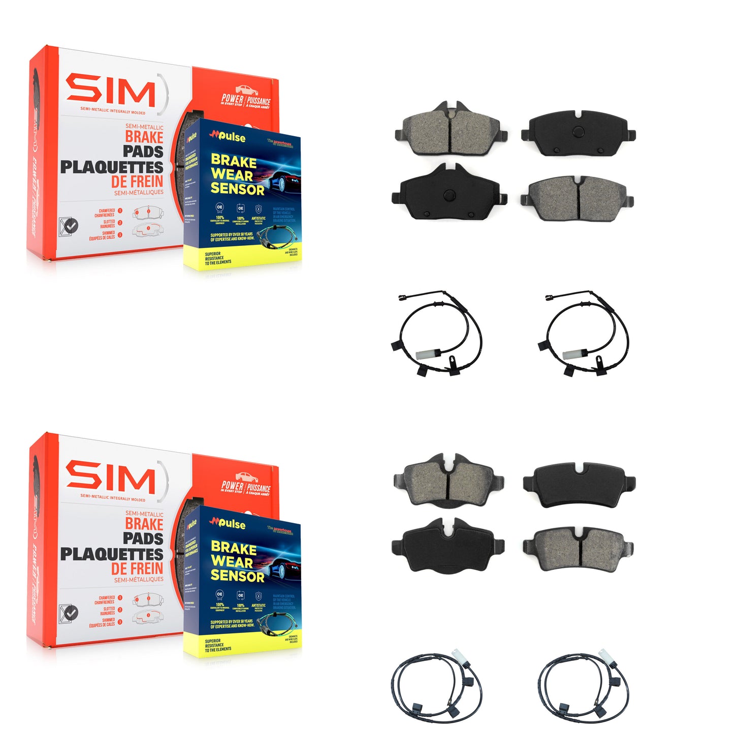 [Avant et Arrière] Plaquette de frein pour Mini Cooper 1.6L KSW-100118