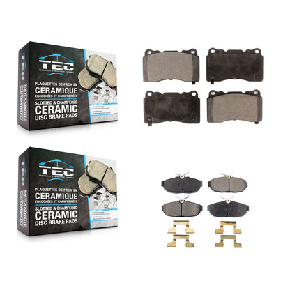 [Avant + Arrière] Kit de plaquette (céramique) de frein pour Ford Mustang KTC-100002